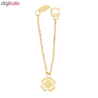 آویز ساعت طلا 18 عیار زنانه طرح گل کد SG367 — تصویر 2 از 2