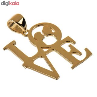 آویز گردنبند طلا 18عیار زنانه مدل SG023 — تصویر 3 از 3