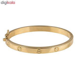 دستبند طلا 18عیار زنانه کد 2-B141 — تصویر 3 از 4