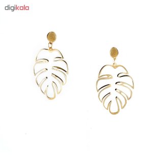 گوشواره طلا 18 عیار زنانه زیبا زر کد 38738 — تصویر 3 از 3