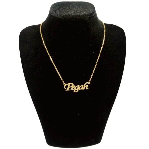 گردنبند طلا 18 عیار زنانه طرح پگاه کد UN0023 — تصویر 1 از 3