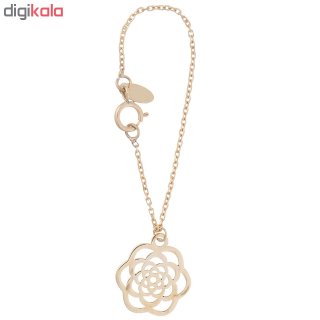 آویز ساعت طلا 18 عیار زنانه طرح گل کد SG390 — تصویر 2 از 2