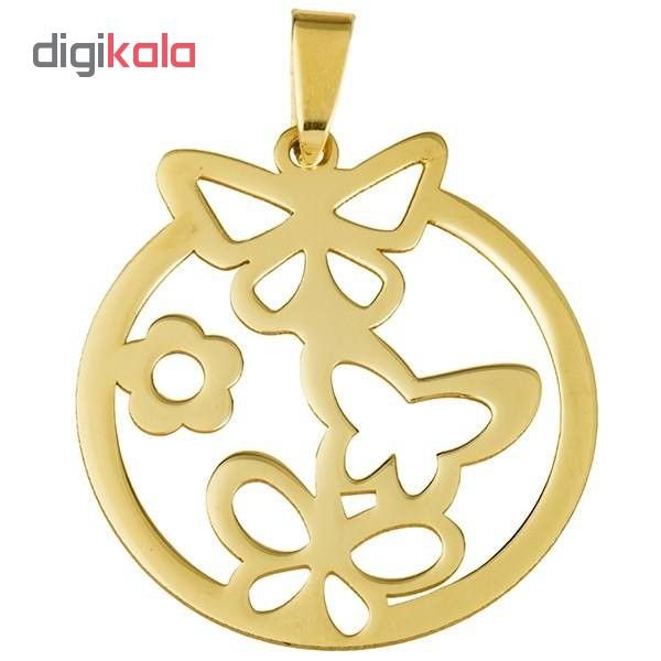 نیم ست طلا 18 عیار زنانه طرح پروانه کد SG570 — تصویر 3 از 6