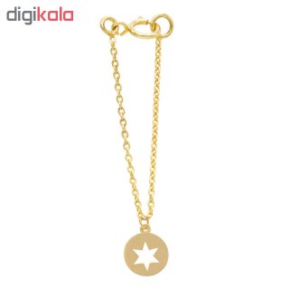 آویز ساعت طلا 18 عیار زنانه طرح ستاره کد SG466 — تصویر 2 از 2