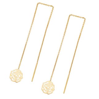 گوشواره طلا 18 عیار سپیده گالری کد SE0023 — تصویر 4 از 4