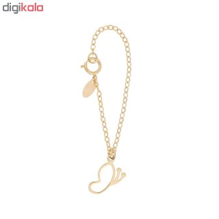 آویز ساعت طلا 18 عیار زنانه طرح پروانه کد SG361 — تصویر 2 از 2