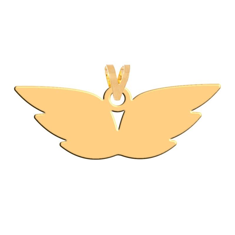 آویز گردنبند طلا 18 عیار زنانه نیکان گلد مدل بال — تصویر 1 از 2
