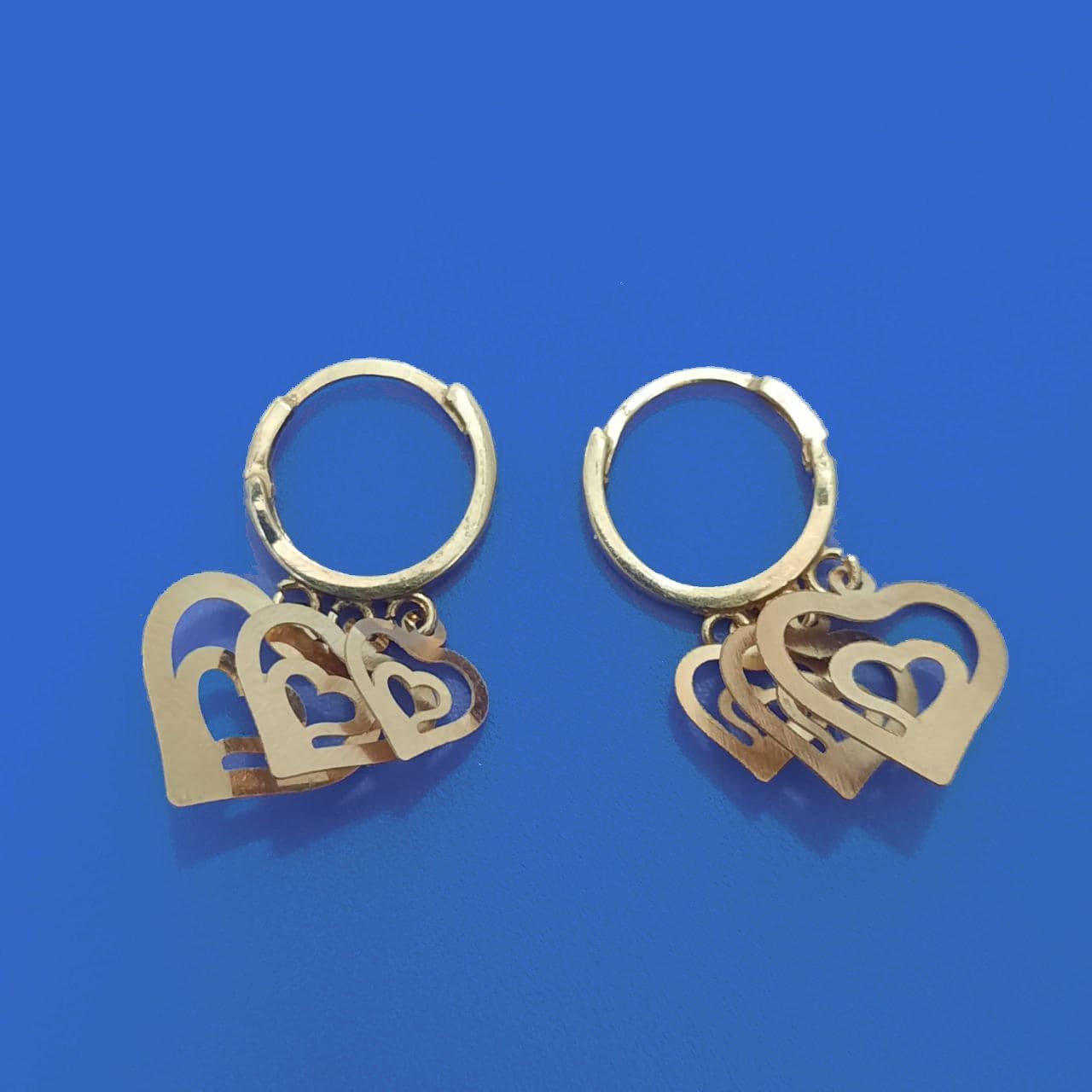 گوشواره طلا 18 عیار زنانه گالری یارطلا کد AG27-15 — تصویر 1 از 8