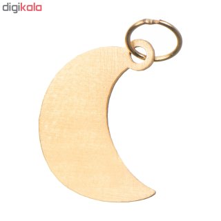 آویز گردنبند طلا 18عیار زنانه طرح ماه کد SG258 — تصویر 2 از 2