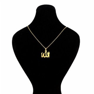 گردنبند طلا 18 عیار زنانه مدل اسم الله — تصویر 2 از 2