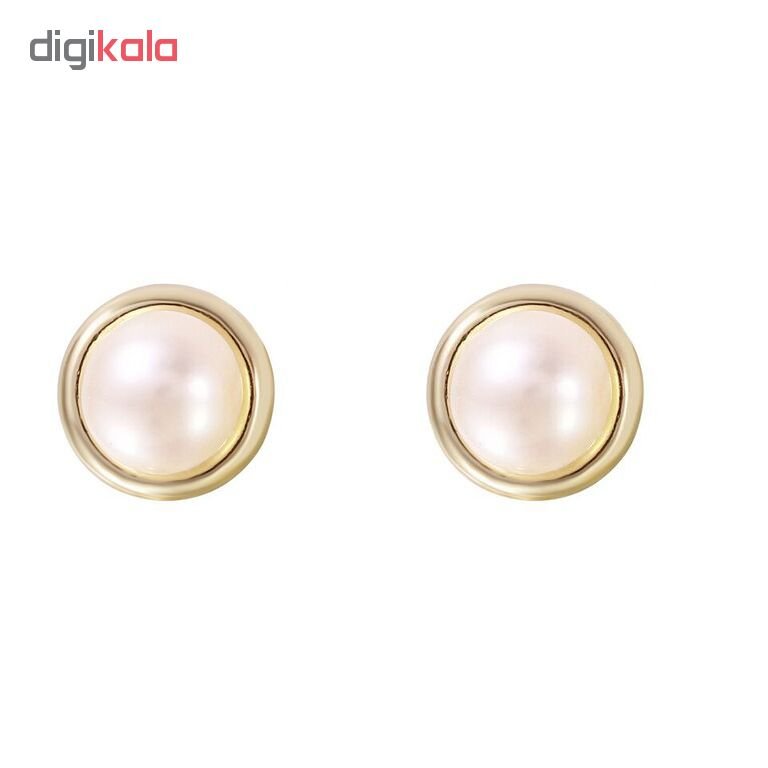 گوشواره طلا 18 عیار نیکان زر مدل GE142 — تصویر 2 از 4