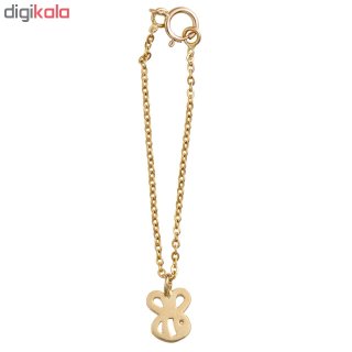 آویز ساعت طلا 18 عیار زنانه طرح زنبور کد SG382 — تصویر 2 از 2