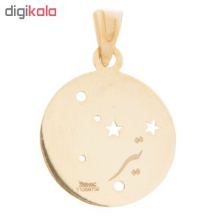 آویز گردنبند طلا 18عیار آریاگلد مدل R142 — تصویر 2 از 2
