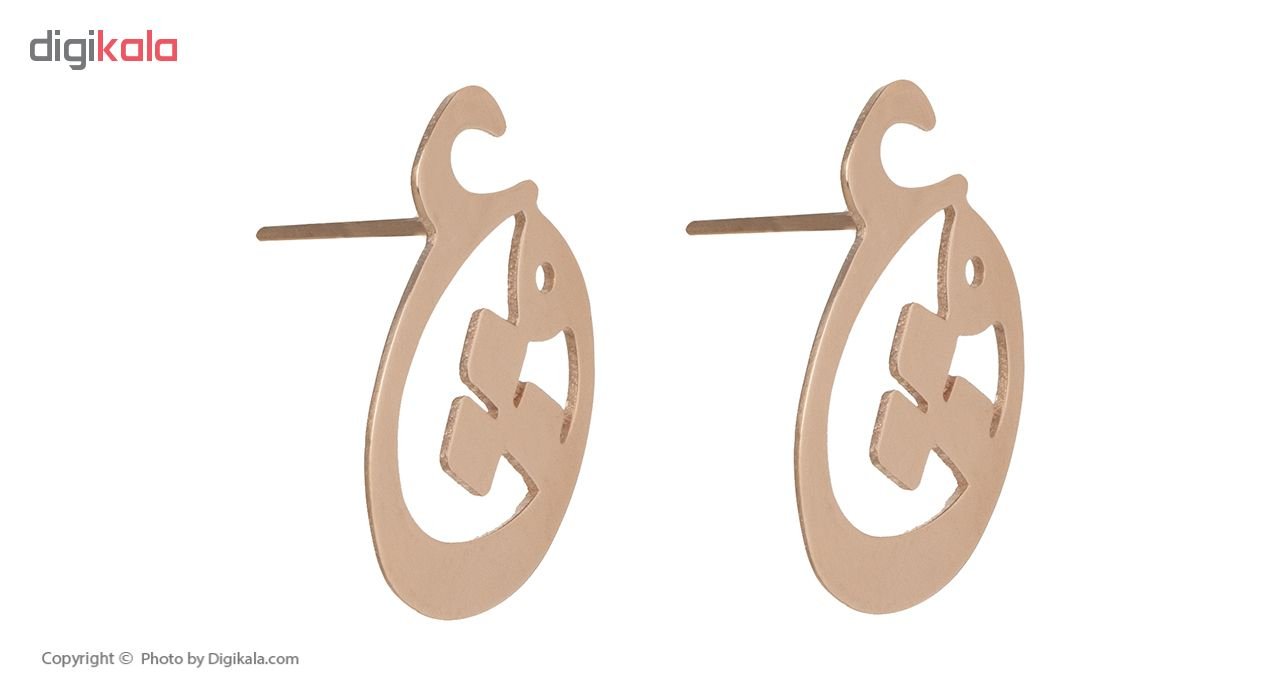 گوشواره طلا 18 عیار زنانه مدل A536 — تصویر 3 از 4