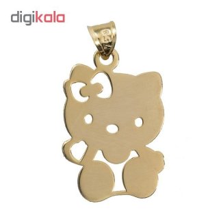 آویز گردنبند طلا 18 عیار زنانه کد DG044 — تصویر 2 از 2