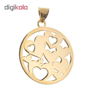 آویز گردنبند طلا 18 عیار زنانه کد DG050 — تصویر 2 از 2