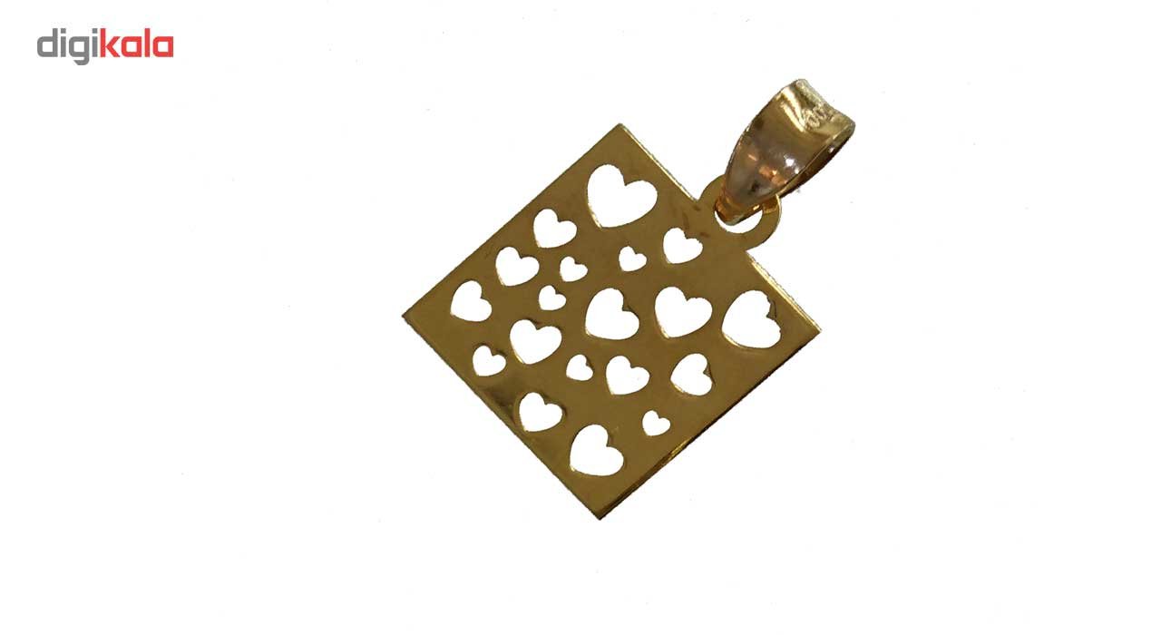 آویز گردنبند طلا 18عیار گالری طلای کانیار مدل M743 — تصویر 2 از 4