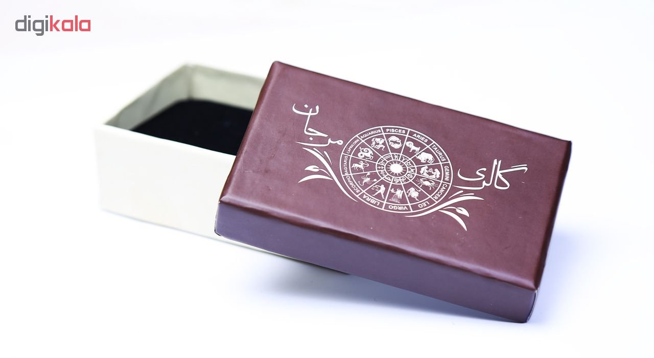 انگشتر طلا 18 عیار زنانه گالری مرجان مدل 0828 — تصویر 2 از 4
