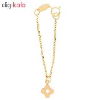 آویز ساعت طلا 18 عیار زنانه طرح گل کد SG453 — تصویر 2 از 2