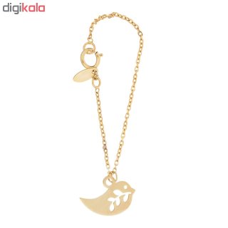 آویز ساعت طلا 18 عیار زنانه طرح پرنده کد SG549 — تصویر 2 از 2