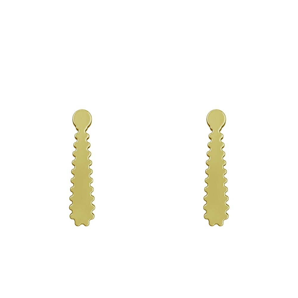 گوشواره میخی طلا 18 عیار زنانه نیکان گلد مدل NK 5689 — تصویر 1 از 4
