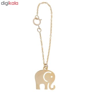 آویز ساعت طلا 18 عیار زنانه طرح فیل کد SG331 — تصویر 2 از 2