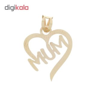 آویز گردنبند طلا 18 عیار زنانه کد DG061 — تصویر 2 از 2