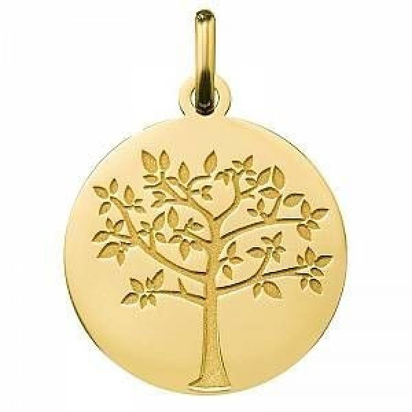 آویز گردنبند طلا 18 عیار زنانه قیراط طرح درخت زندگی کد GH2487 — تصویر 2 از 3