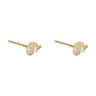گوشواره طلا 18 عیار زنانه قیراط مدل نهنگ کد GH6251 — تصویر 3 از 4