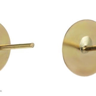 نیم ست طلا 18 عیار زنانه طرح دایره کد S3-001 — تصویر 7 از 7
