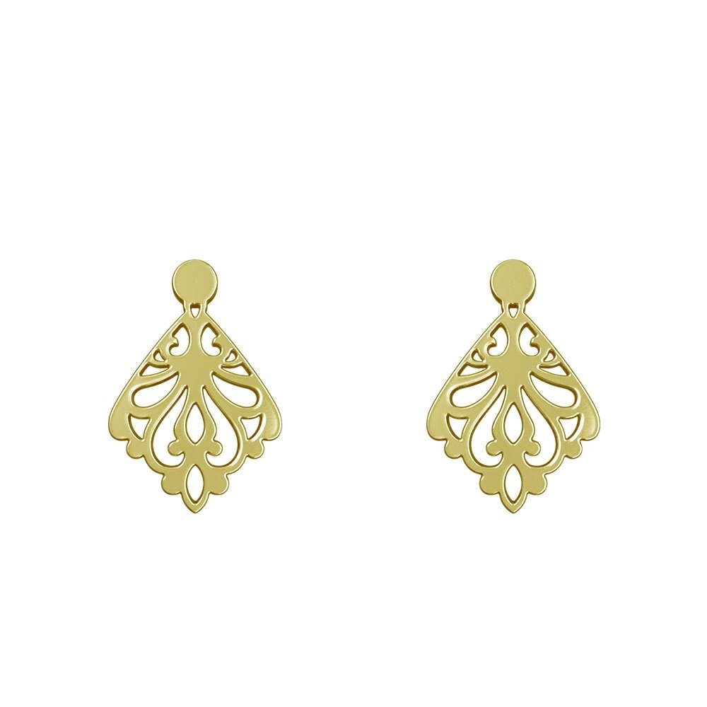 گوشواره میخی طلا 18 عیار زنانه نیکان گلد مدل NK 5689 — تصویر 1 از 4