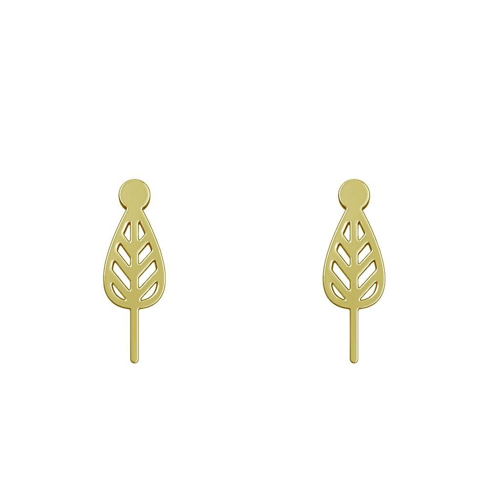 گوشواره میخی طلا 18 عیار زنانه نیکان گلد مدل NK 5689 — تصویر 1 از 4