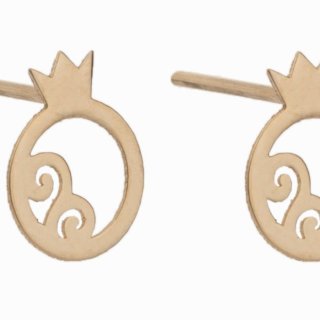 گوشواره طلا 18 عیار درنیکا مدل De5015 — تصویر 4 از 4