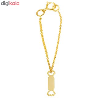 آویز ساعت طلا 18 عیار زنانه طرح شکلات کد SG526 — تصویر 2 از 2