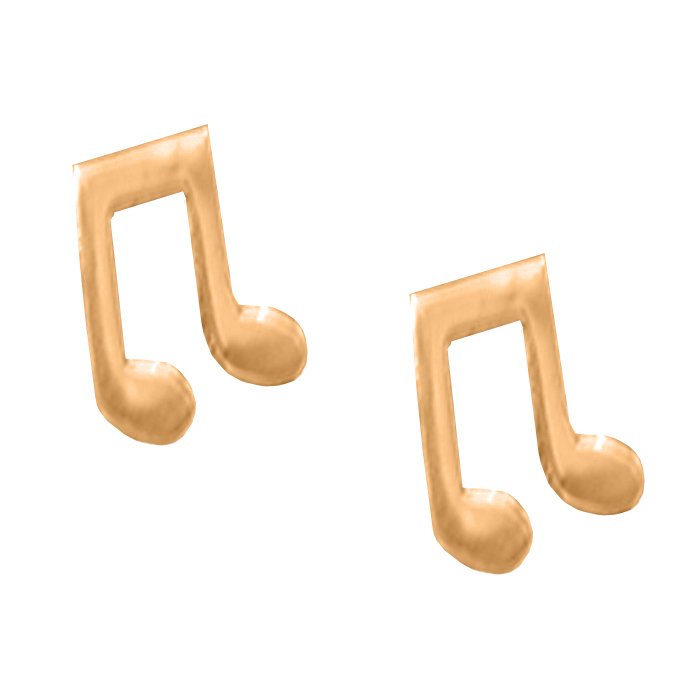 گوشواره طلا 18 عیار نازنین کد T1272 — تصویر 1 از 2