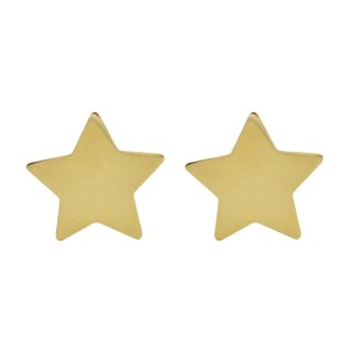 گوشواره طلا 18 عیار زنانه مدل ستاره P406 — تصویر 2 از 2