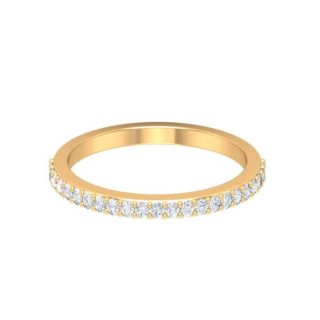 انگشتر طلا 18 عیار زنانه قیراط کد GH382 — تصویر 3 از 4