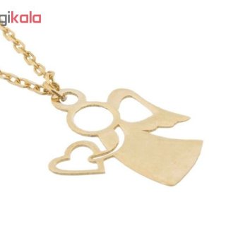 آویز ساعت طلا 18 عیار زنانه طرح فرشته کد UNW005 — تصویر 3 از 3
