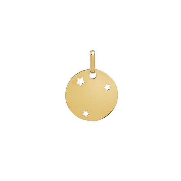 آویز گردنبند طلا 18 عیار زنانه قیراط طرح ستاره کد GH2475 — تصویر 2 از 3