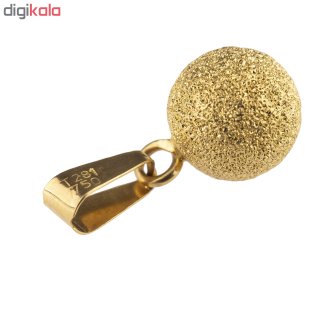 آویز گردنبند طلا 18 عیار کد P103 — تصویر 4 از 4