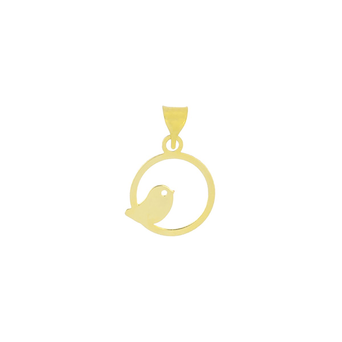آویز گردنبند طلا 18 عیار زنانه مدل پرنده GP008 — تصویر 1 از 2