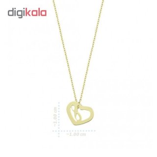 گردنبند طلا 18 عیار زنانه نیکان زر مدل GG103 — تصویر 4 از 4
