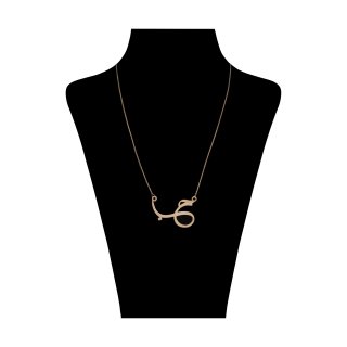 گردنبند طلا 18 عیار زنانه با زنجیر حلقه‌ای (فلامینگو) نیکان گلد مدل حب 6898 — تصویر 1 از 2