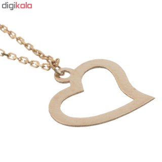 آویز ساعت طلا 18 عیار زنانه طرح قلب کد SG323 — تصویر 3 از 3