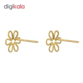 گوشواره طلا 18 عیار زنانه مدل Dw — تصویر 2 از 2