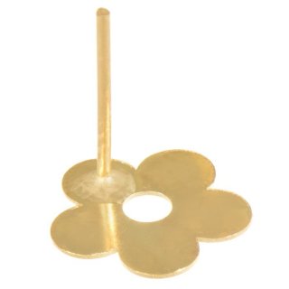 گوشواره طلا 18 عیار پندار گلد مدل GM02 — تصویر 3 از 4