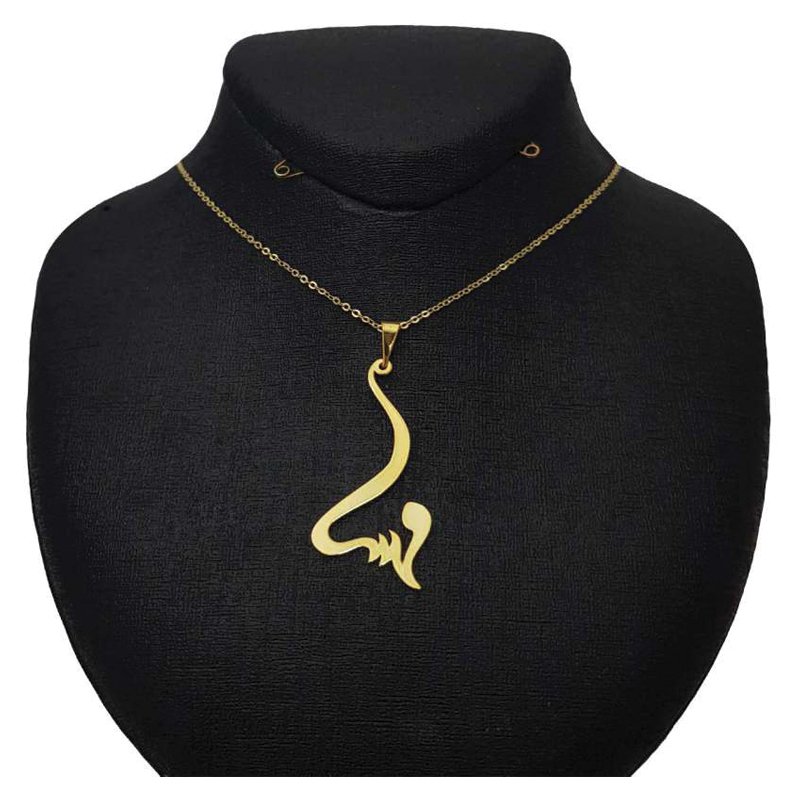 گردنبند طلا 18 عیار زنانه با زنجیر حلقه‌ای (فلامینگو) نیکان گلد مدل مهسا — تصویر 1 از 2