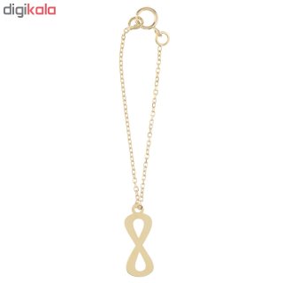 آویز ساعت طلا 18 عیار زنانه طرح بی نهایت کد SG543 — تصویر 2 از 2