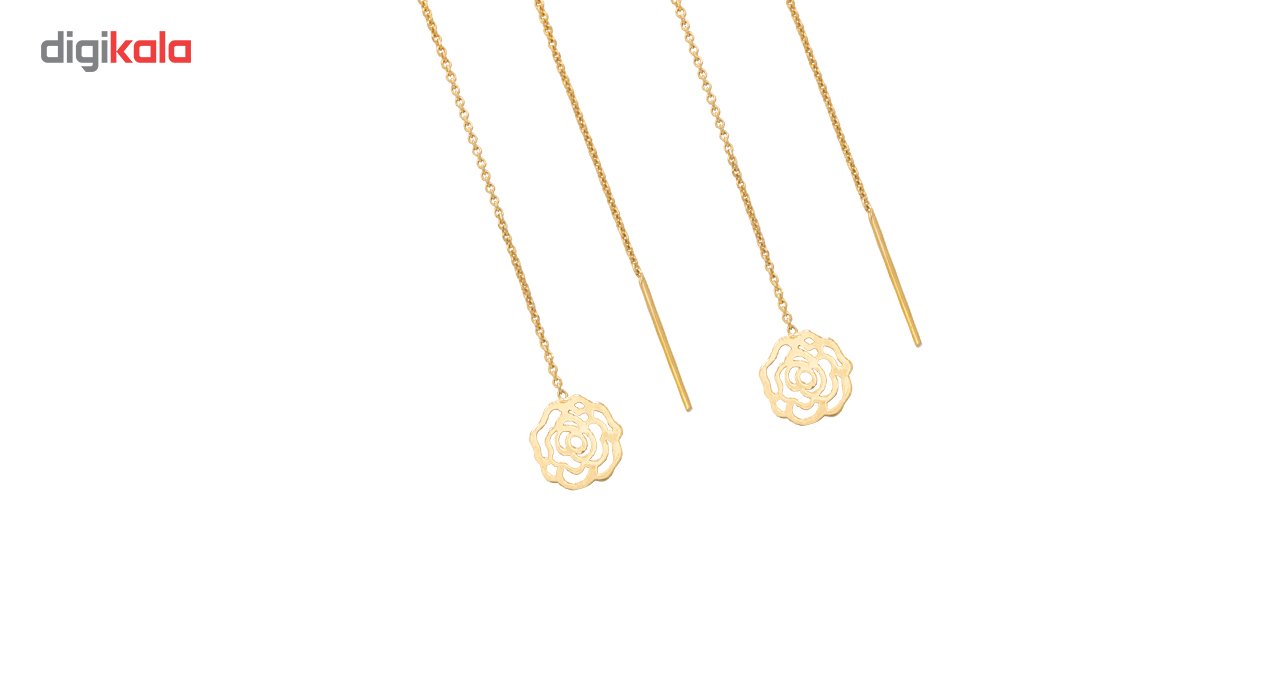 گوشواره طلا 18 عیار سپیده گالری کد SE0023 — تصویر 2 از 4