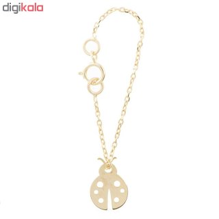 آویز ساعت طلا 18 عیار زنانه طرح کفشدوزک کد SG504 — تصویر 2 از 2